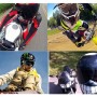 Sada balíčku Helmet Front Mount Set pro GoPro Hero11 Black /Hero10 Black /9 Black /8 Black /7 /6 /5 /5 Session /4 Session /4 /3+ /3/2/1, DJI Osmo Action a další akční kamery
