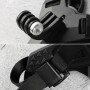 Monta del cinturón de casco para GoPro Hero11 Negro /Hero10 Negro /9 Negro /8 Negro /7/6/5/5 Session /4 Sesión /4/3+ /3/2/1, acción DJI OSMO y otras cámaras de acción (negras)