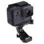 Puluz Black Vertical Surface J-jook Buckle Mount for Puluz Action Sports Cameras Jaws Flex Clamp Mount за GoPro Hero11 Black /Hero10 Черно /9 Черно /8 Черно /7/6/5 /5 сесия /4 сесия /4/3+ /3 /2/1, DJI Osmo Action и други екшън камери (черни)