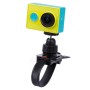 Kaamera kinnituse statiivi hoidja pearihma / kiivri mütsiga GoPro Hero4 / 3+ / 2 ja 1 jaoks, Xiaomi YI, SJCAM SJ4000 / SJ5000 / SJ6000 / SJ7000 / KJSTAR SPORT CAMPERIC (must)