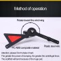 Час кулі Рига 360 градусів Самінового кріплення для Puluz Action Sports Cameras Jaws Flex Clamp Mount для GoPro Hero111 Black /Hero10 Black /9 Black /8 Black /7/6/5/5 сеанси /4 сеанс /4/3+ /3/2 /1, DJI OSMO Action та інші камери дій (чорний)