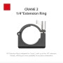 ZHIYUN Extension Mounting Ring with 1/4 inch Thread for Crane 2(Black)