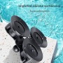 Dual Suction Cup Mount Holder With Tripod Adapter & Screw & Phone Clamp & Anti-Lost Silicone Net för för GoPro Hero11 Black /Hero10 Black /9 Black /8 Black /7/6/5 /5 Session /4 Session /4/3+ /3/2/1, DJI OSMO -action och andra actionkameror, smartphones (s