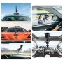 Single Suction Cup Mount Holder With Tripod Adapter & Steel Tether & Safety Buckle (Black)