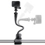 Flexibel arm Desktop Rod Action Camera Phone Holder Stand (svart)