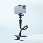 Гнучка підставка для камери камери для настільних робіт з рукою (чорний)