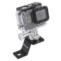 PULUZ Aluminum Alloy Motorcycle Fixed Holder Mount with Tripod Adapter & Screw for GoPro Hero11 Black / HERO10 Black /9 Black /8 Black /7 /6 /5 /5 Session /4 Session /4 /3+ /3 /2 /1, DJI Osmo Action and Other Action Cameras(Silver)