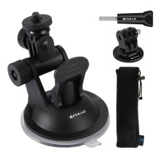 PULUZ Car Suction Cup Mount with Screw & Tripod Mount Adapter & Storage Bag for GoPro Hero11 Black / HERO10 Black /9 Black /8 Black /7 /6 /5 /5 Session /4 Session /4 /3+ /3 /2 /1, DJI Osmo Action and Other Action Cameras