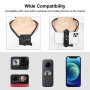 Puluz Luzy Regolable Neck Bancone per smartphone della telecamera Action GoPro (nero)
