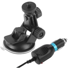 Suction Cup Bracket with Sports Camera Car Charger for SJ Series Action Camera SJ4000 / SJ3000 / SJ2000 / SJ1000 Mount Accessories