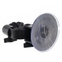 ST-72 9cm диаметър автомобилен прозорец Пластмасова чаша засмукване + джаджа за държач за триножници за GoPro Hero11 Black /Hero10 Черно /9 черно /8 черно /7/6/5 /5 сесия /4 сесия /4/3 + /3/2 / 1, DJI Osmo Action и други екшън камери (Black)