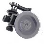 ST-51 Mini-Autosaug-Cup-Stativadapter + 7 cm Durchmesser Basishalterung für GoPro Hero11 Black /Hero10 Black /9 Black /8 /6/5/5 Session /4 Session /4/3 + /3/2/1 , DJI Osmo Action und andere Action -Kameras (schwarz)