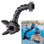 TMC HR223 Action Sports Cameras Jaws Flex Clamp Mount for GoPro Hero11 Black / HERO10 Black /9 Black /8 Black /7 /6 /5 /5 Session /4 Session /4 /3+ /3 /2 /1, DJI Osmo Action and Other Action Cameras(Black)
