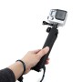 TMC HR289 3-Way Handheld Monopod + Tripod + Hand Strap Portable Magic Mount Selfie Stick for GoPro HERO6 /5 /5 Session /4 Session /4 /3+ /3 /2 /1, Xiaoyi and Other Action Cameras(Black)