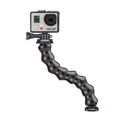 TMC HR127V2 7 Joint 360 Degrees Rotation Adjustable Neck for GoPro Hero11 Black / HERO10 Black /9 Black /8 Black /7 /6 /5 /5 Session /4 Session /4 /3+ /3 /2 /1, DJI Osmo Action and Other Action Cameras Flex Clamp Mount V2