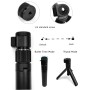 Bullet Time Rotary fogantyú panorámás kamera szelfi hosszabbító rúd állvány, amely integrálódik a GoPro Hero11 fekete /hero10 fekete /9 fekete /8 fekete /7/6/5 /5 munkamenet /4 munkamenet /4/3+ /3/2/1, dji osmo Akció és egyéb akció kamerák (fekete)
