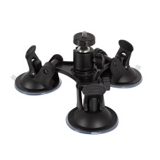 Car General Purpose Vehicle Bracket Suction Cup Fixed Glass Video Shooting Base, Shape: Suction Cup+PTZ