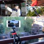 MZ305迷你章鱼灵活的三脚架支架，带球头，用于SLR摄像机，gopro Hero10黑色 /英雄9黑色 /英雄8黑色 /7/6/5/5/5 session /4 session /4/3+ /3+ /3/2/1，dji osmo Action，小火和其他动作摄像机，手机，大小：30cmx5cm