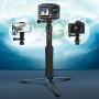 Ruigpro Sound-Piece Prictheld Tripod Selfie Stick Telescopic Monopod Mount для DJI Osmo Action, GoPro Hero10 Black /9 Black /Hero8 Black /7/6/5/5 сеансу /4 сеанс /4 /3+ /3/2/1, xiaoyi та інші камери дій (чорний)