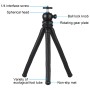 PULUZ Mini Octopus Flexible Tripod Holder with Ball Head & Phone Clamp + Tripod Mount Adapter & Long Screw for SLR Cameras, GoPro, Cellphone, Size: 30cmx5cm