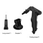 PULUZ Grip Folding Tripod Mount with Adapter & Screws for GoPro Hero11 Black / HERO10 Black / HERO9 Black / HERO8 Black / HERO7 /6 /5 /5 Session /4 Session /4 /3+ /3 /2 /1, Xiaoyi and Other Action Cameras, Load Max: 2kg(Black)