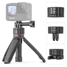 Ulanzi Go-Quick 1/4 pouce Pocket Trepod Selfie Stick avec des adaptateurs à libération rapide magnétique (2455)