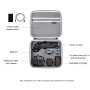 Startrc Portable Shockproof წყალგაუმტარი PU საქმე GoPro Hero11 Black / Hero10 Black / Hero9 Black (ნაცრისფერი)
