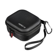 STARTRC Diamond Texture PU Leather Storage Bag for GoPro HERO10 Black(Black)