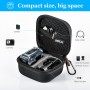 Startrc Diamond Texture Pu Leather Storage Bag för GoPro Hero10 Black (svart)