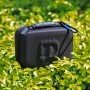 Водонепроницаемость Пулуза для переноски и прохождения для GoPro, DJI Osmo Action и других аксессуаров для спортивных камер, небольшой размер: 16см x 12см x 7 см (черный)