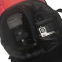 Hordozható csomag vállak hátizsák kültéri hátizsák a GoPro Hero11 Black /Hero10 fekete /hero9 fekete /hős fekete /hero7 /6/5 /5 munkamenet /4 /4 /3+ /3/2/1, Insta360 One R, DJI OSMO Action és egyéb akció kamera (narancs)