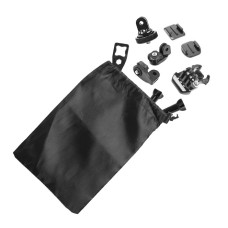 ST-52 HD摄像机配件尼龙储物袋，用于GoPro Hero11黑色 /英雄10黑色 /英雄9黑色 /英雄8黑色 /英雄7/6/5/5 sessign /4 Session /4/3+ /3/2/1，DJI OSMO ACTION和DJI OSMO ACTIC其他动作摄像机（黑色）
