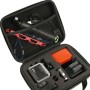 EVA Case portable imperméable à l'épreuve d'amortisseur pour GoPro Hero11 Black / Hero10 Black / Hero9 Black / Hero8 Black / Hero7 / 6/5/5 Session / 4 Session / 4/3 + / 3/2/1, DJI OSMO Action et autres accessoires de caméras d'action , Taille: 21 cm x 16 