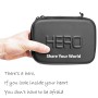 GoPro Hero11Black /Hero10 Black /Hero9 /Hero8 Black /Hero7 /6/5 Session /4 Session /4/3+ /3/2/1 /3/2/1 /1、DJI OSMOアクションおよびその他のアクションカメラアクセサリーの衝撃防水性ポータブルトラベルケース、サイズ：16cm x 12cm x 7cm