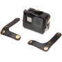 Для GoPro Hero7 Black /6/5 PU шкіряного корпусу з ремінцем та кнопками (чорний)