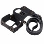 Puluz за GoPro Hero7 Black /6/5 Litchi Texture Reguine Leather Housing Case с комплект Key Hole & Neck Strap & 52mm UV обектив (черен)