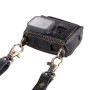 Puluz a GoPro Hero7 Black /6/5 Litchi textúra valódi bőrház tokhoz set kulcstartó és nyaki heveder és 52 mm UV lencse (fekete)