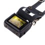 PULUZ for GoPro Hero7 Black /6 /5 Litchi -rakenne aito nahkakotelo asetettu avainreiän ja kaulahihna ja 52 mm UV -objektiivi (musta)