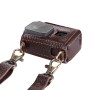 Puluz for GoPro Hero7 Black /6/5 Litchi Texture Текстура подлинный кожаный корпус с установленным ключом и шейным ремнем и 52 -мм ульмром (коричневый) (коричневый)