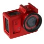Універсальний корпус захисту алюмінієвого сплаву з діаметром об'єктива 40,5 мм для захисної кришки для SJCAM SJ5000 & SJ5000X & SJ5000 Wi -Fi Sport Camera (червоний)