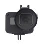 Захисна оболонка з ЧПУ з Алюмінієвого сплаву Захисна клітка зі страховим каркасом та 52 -мм УФ -об'єктив для GoPro Hero7 Black /6/5 (чорний)