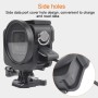 Housing Shell CNC Aluminum Alloy Protective Cage with Insurance Frame & 52mm UV Lens for GoPro HERO7 Black /6 /5 (Black)