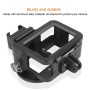 Housing Shell CNC hliníková slitina ochranná klece s pojišťovacím rámcem a 52mm UV objektivem pro GoPro Hero7 Black /6/5 (černá)