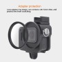 Housing Shell CNC Aluminium Alloy Protective Cage med försäkringsram och 52mm UV -objektiv för GoPro Hero7 Black /6/5 (blå)