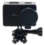 Для Xiaomi xiaoyi yi II спортивна акція камери алюмінієвого сплаву захисного корпусу із захисною кришкою об'єктива (чорний)