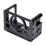 Coquille de boîtier Yelang C10 CNC Cage de protection en alliage en aluminium avec adaptateur de vis et de base pour Sony RX0 II (noir)