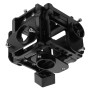 Puluz 6 in 1 CNC hliníkovou slitinou Shell Shell Ochrana se šroubem pro GoPro Hero4 /3+(černá)