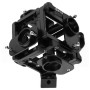 Puluz 6 i 1 CNC Aluminiumlegering House Shell Protective Cage med skruv för GoPro Hero4 /3+(svart)