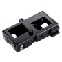 Puluz 2 v 1 bydlení Shell CNC hliníková slitina ochranná klece s rámem čočky pro GoPro Hero4 /3+(černá)