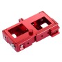 Пулуз 2 в 1 корпус оболонки з ЧПУ з алюмінієвого сплаву захисна клітка з рамкою об'єктива для GoPro Hero4 /3+(червоний)